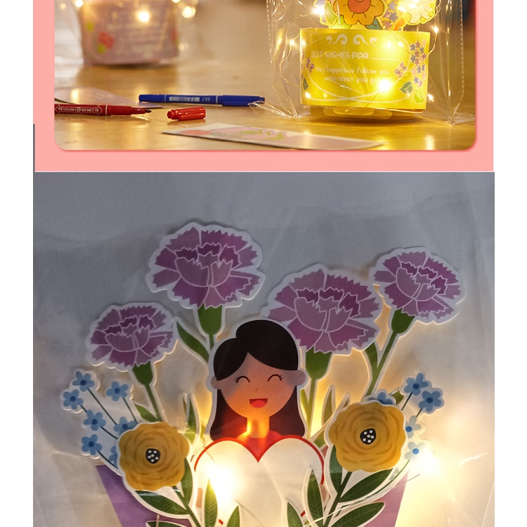 Thiệp Chúc Mừng 3d Phát Sáng Cho Bé