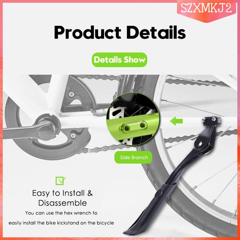 Chân Chống Đứng Cho Xe Đạp 24 &quot;- 29&quot; Chất Liệu Hợp Kim Nhôm