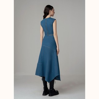 COLLIDE - Eugene set - Set áo croptop dáng corset và chân váy midi denim