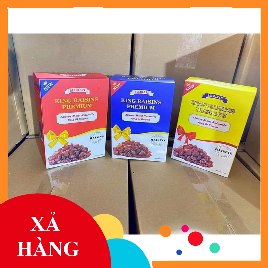 Nho Khô Mỹ King Raisini 100g - Xả Hàng Tết Date Cao