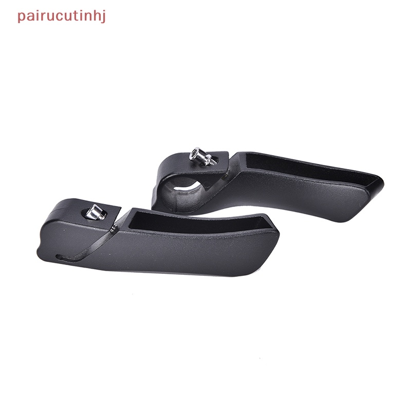 Set 2 Cặp Tay Nắm Xe Đạp Leo Núi Bằng Hợp Kim Nhôm Màu Đen