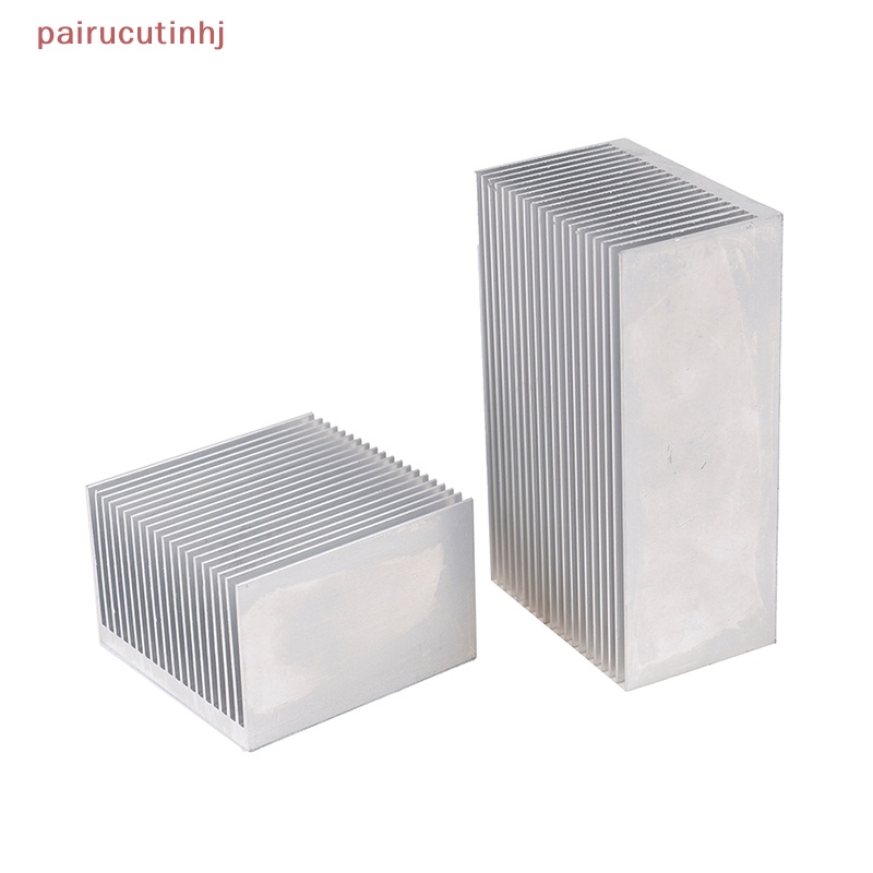 Cặp Đế Tản Nhiệt Đèn LED IC Bằng Hợp Kim Nhôm Kích Thước 60 * 60 / 100 * 60mm Chất Lượng Cao