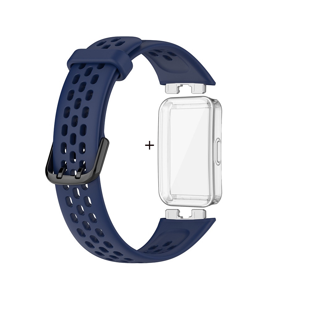 Ốp Silicone Mềm Kèm Dây Đeo Tay Thời Trang Cho Huawei Band 8 / Huawei Band8