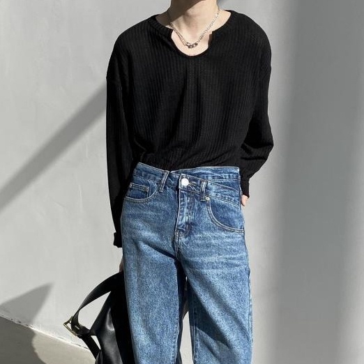 Áo Thun Tay Dài Mỏng Phong Cách Mới Mùa Hè 2023 Cho Nam