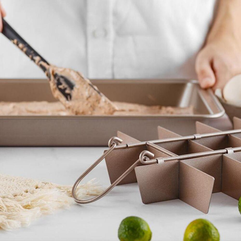 Gofidin Khay Nướng Bánh muffin 18 Ô Hình Chữ Nhật Chia Ngăn Không Dính Có Thể Tháo Rời