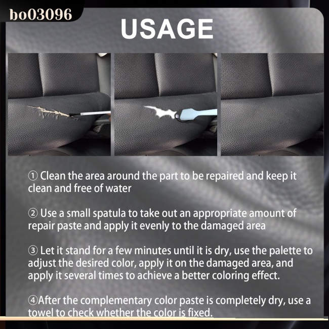 Kem Gel Phục Hồi Vết Nứt Trên Da / Ghế Sofa / Xe Hơi