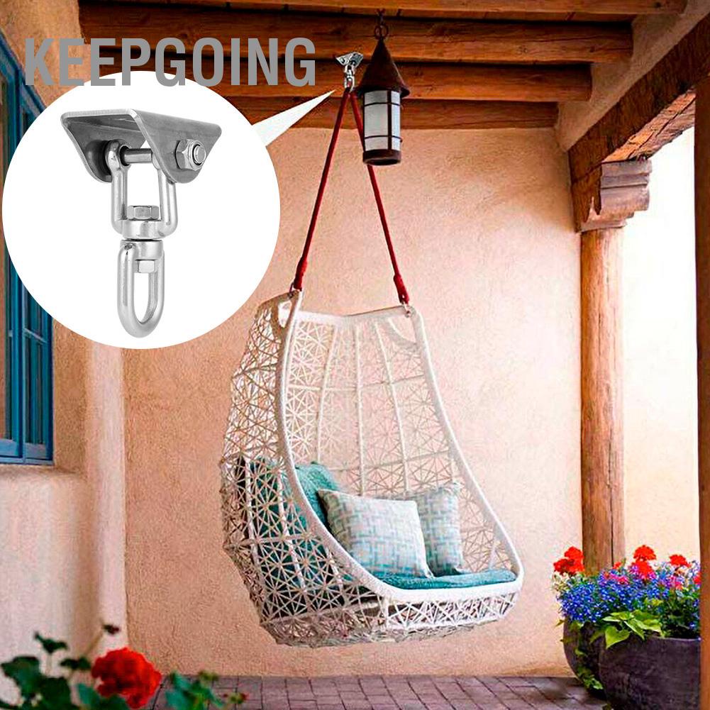 Thép không gỉ Xoay Võng Xích Đu Móc Treo Cố Định Đĩa Ghế Bộ Phụ Kiện