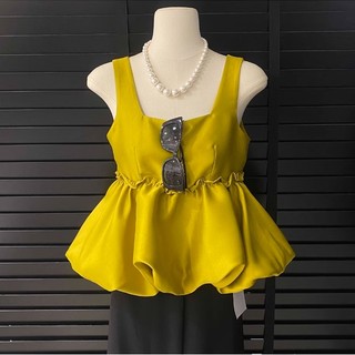 Áo Tank Top Cổ Vuông Hở Vai Màu Sắc Trơn Thời Trang Mùa Hè Xinh Xắn Cho Nữ