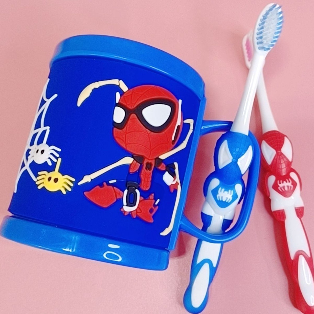 In stock# children's cartoon soft hair toothbrush Altman Superman Iron Man 3-6-12 years old children boy student toothbrush 7/cc