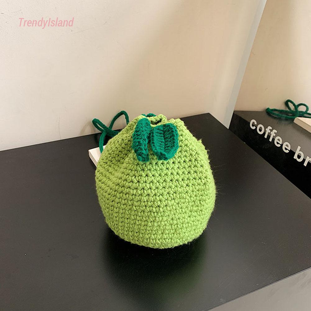 Ví nữ móc dây rút túi đeo chéo hình quả cam túi trái cây dễ thương quà tặng quyến rũ cho bạn bè