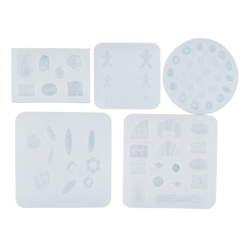 Khuôn Silicone Làm Bánh Donut / Bánh Waffle / Sừng Bò Mini DIY