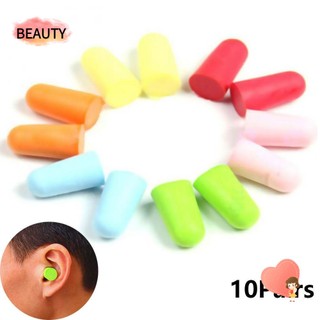 Bộ 10 cặp nút nhét tai chống ồn nhiều màu