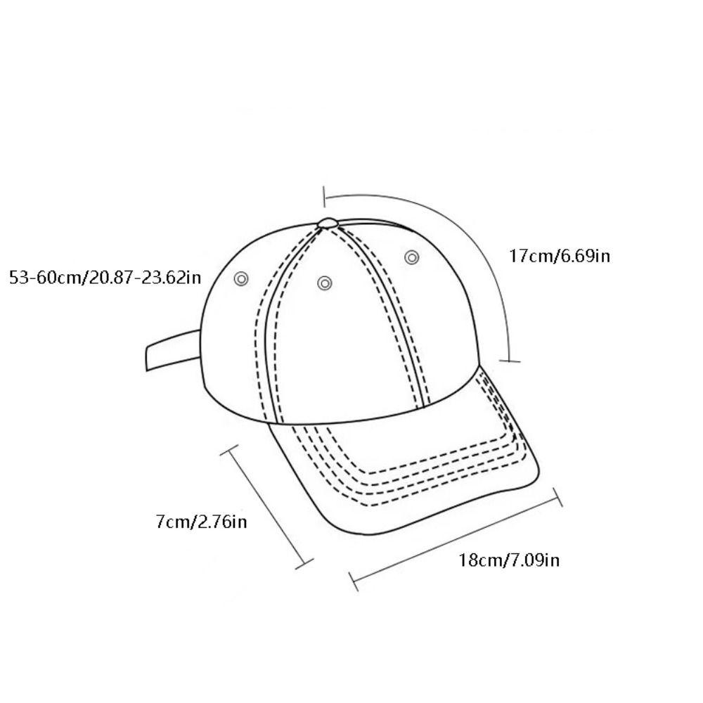 Desmond Mũ Lưỡi Trai cotton Màu Trơn In Chữ Thời Trang Cho Nữ