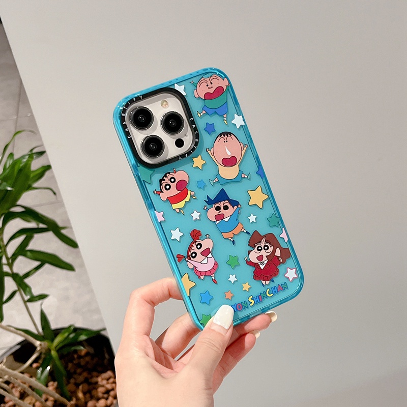 Ốp Điện Thoại TPU Silicon Mềm Hình Cậu Bé Bút Chì Cho iPhone 14 Plus 11 12 13 Pro Max