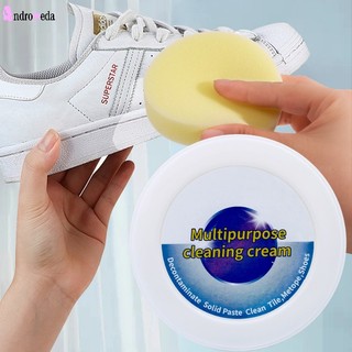 Kem tẩy vết bẩn giày trắng đa năng 260g kèm miếng xốp lau chùi