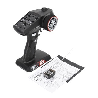 NEEBRC 2.4GHZ 7CH Transmitter Radio System Transmitter Remote Control/led light controller system Receiver For RC car boat RED