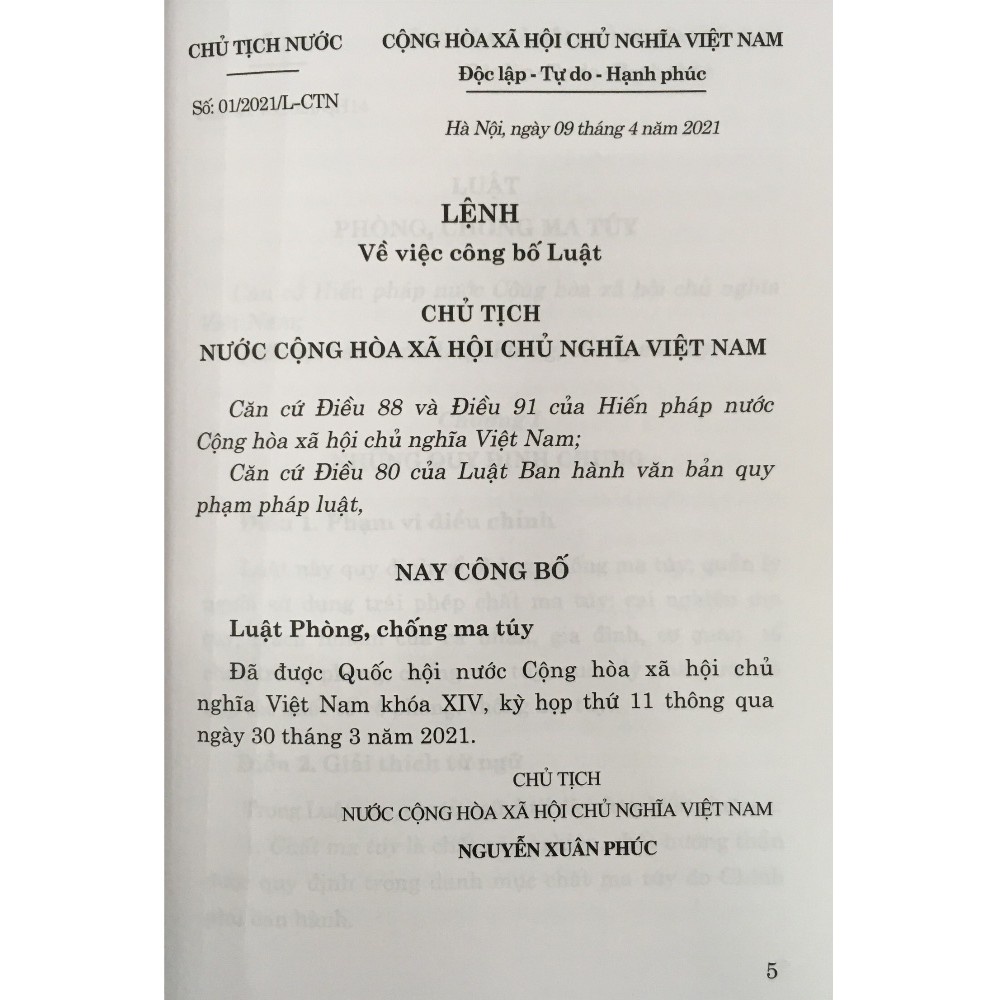 Sách - Luật Phòng, Chống Ma Túy - Nhà Sách Sự Thật