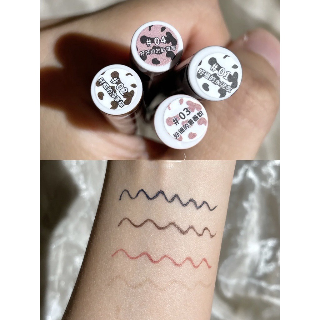 Bút kẻ mắt Flortte bò sữa siêu mảnh lâu trôi