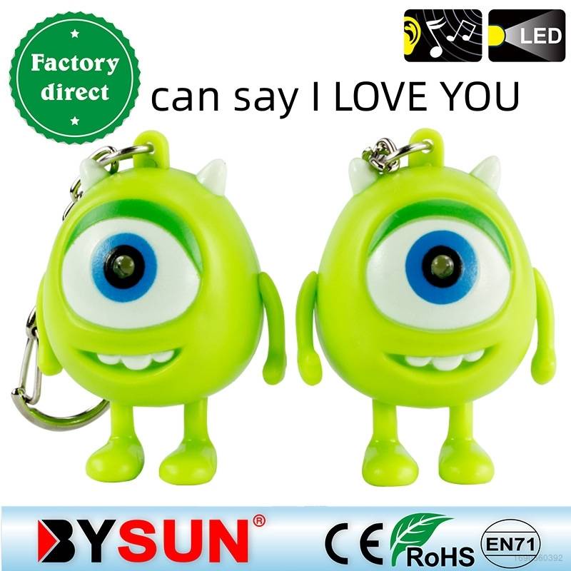 Móc Khóa Hình Quái Vật Hoạt Hình Có Thể Nói I love you Monsters University Sáng Và Âm Thanh Cho Cặp Đôi YS2 SY2