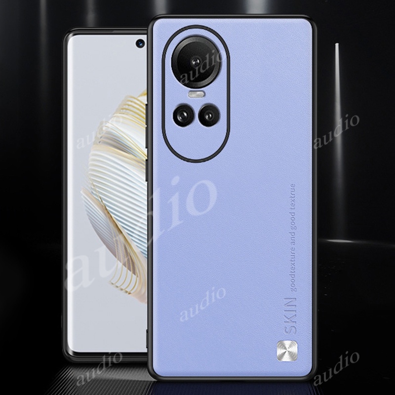Ốp Điện Thoại Da Viền Silicon Sang Trọng Cho Oppo Reno 10 Pro Plus 10Pro 10Pro + 5G 2023 Oppo Reno10 Pro + Pro + Reno10Pro 5G