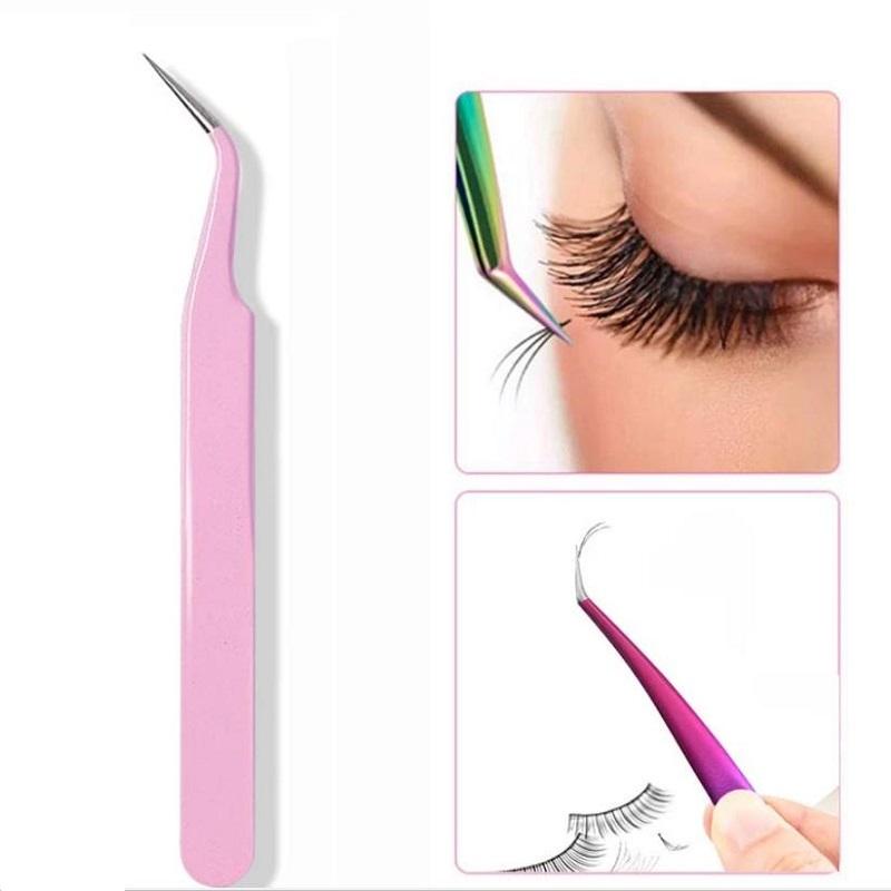 1 Nhíp Bằng Thép Không Gỉ Gắn Lông Mi Giả