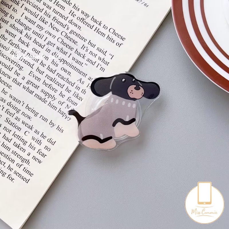 Giá Đỡ Điện Thoại Hình Thú Cưng / Mèo / Bươm Bướm 3D Phong Cách Hàn Quốc Dễ Thương