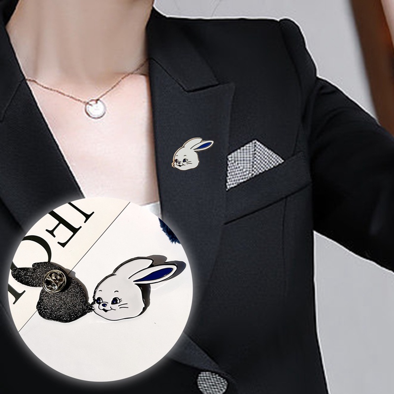 Gdt Ghim Cài Túi Xách Bằng Kim Loại Hình Thỏ Hoạt Hình kpop newjeans