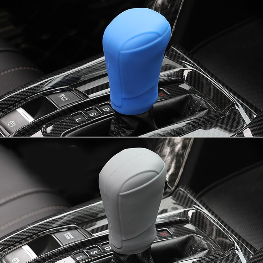 Trang chủ xe hơi silicone hộp đựng xe hơi hộp số đầu shift vòng cổ shift núm tay nắm nắp đậy cần gạt trang trí phụ kiện cho mazda3 axela cx4 cx5 cx8 a7b1
