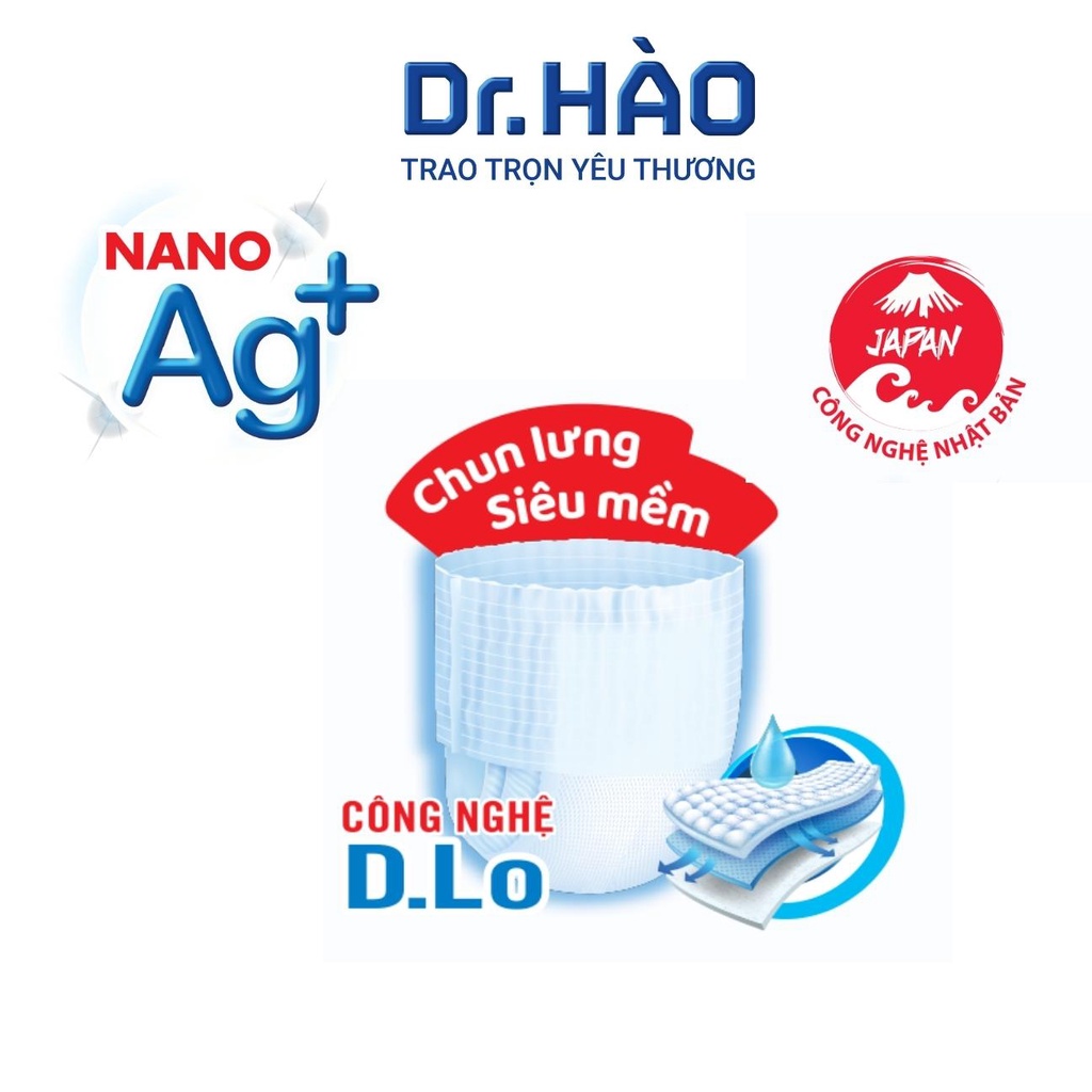 Tã quần người lớn Dr.Hào size L gói 10 miếng bỉm quần cho người già