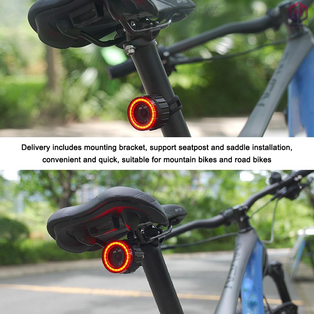 Đèn Hậu Cảnh Báo An Toàn Chống Thấm Nước Với 6 Chế Độ Chiếu Sáng Cho Xe Đạp Leo Núi MTB