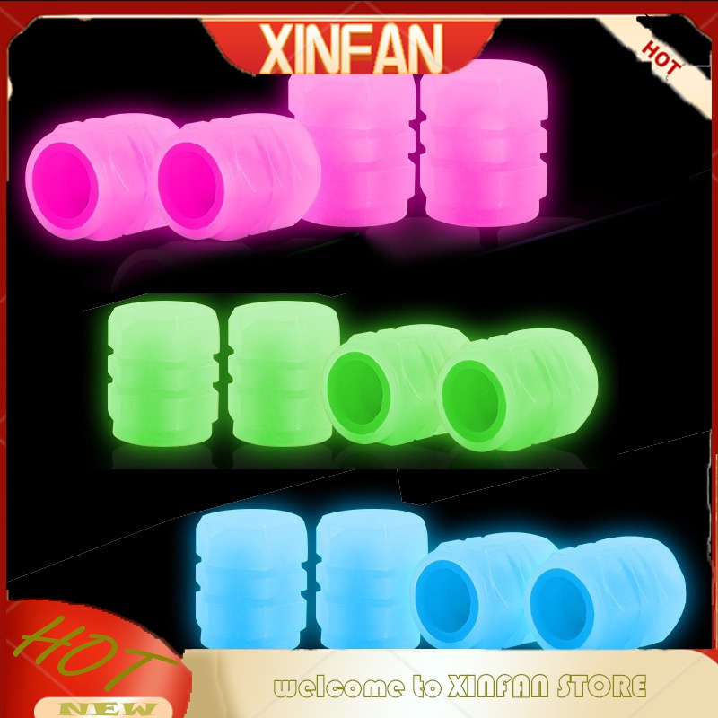 4 Nắp Van Phát Sáng Cho Xe Đạp