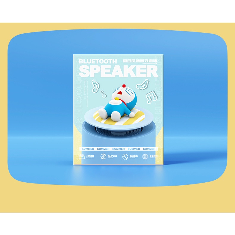 Loa Bluetooth Mini Hình Doraemon Phong Cách Mùa Hè