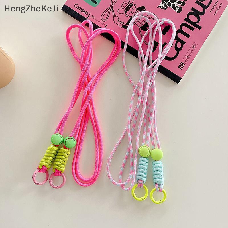 Dây đeo điện thoại di động đầy màu sắc dây buộc thể thao dễ thương có thể điều chỉnh dây đeo vai thời trang universal crossbody lanyard strap dây đeo điện thoại di động mặt dây chuyền hhe