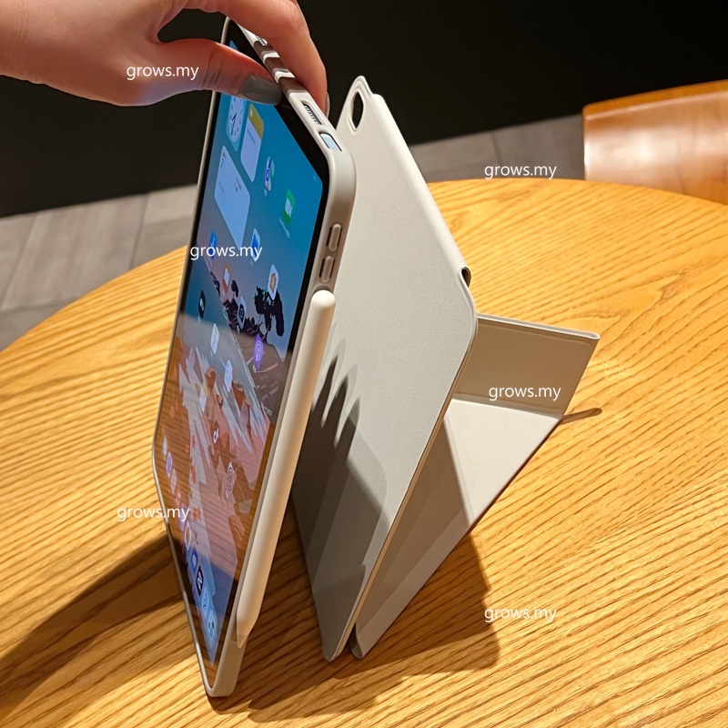 720° Ốp Máy Tính Bảng Từ Tính Bằng Acrylic Trong Suốt Cho iPad 10th Gen 2022 M2 Pro 11 inch Air5 Air 4 7th 8th 9th Air 3 Pro 10.5