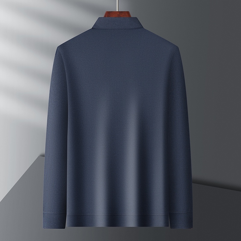 Áo polo Dài Tay Thiết Kế Mới Thoải Mái Năng Động Thời Trang Mùa Xuân Thu Dành Cho Nam
