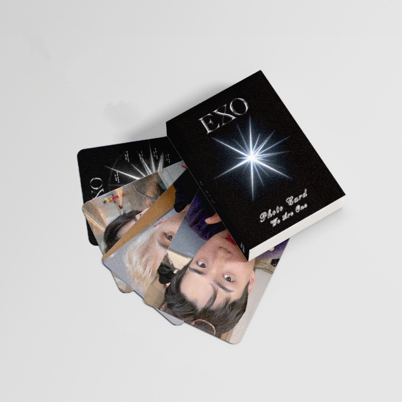 EXO BAEKHYUN Sehun Card Set 50 Tấm Thẻ Ảnh Kpop Lomo Card Hình Nhóm Nhạc