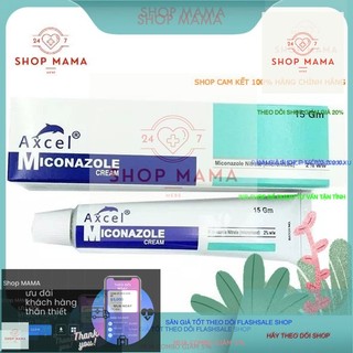 Kem bôi nấm ngứa axcel miconazole