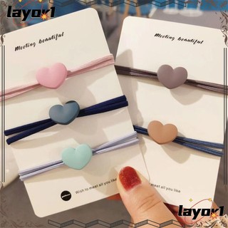 Layor1 dây buộc tóc hình trái tim mới