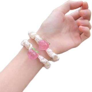 Dây buộc tóc quả đào dễ thương