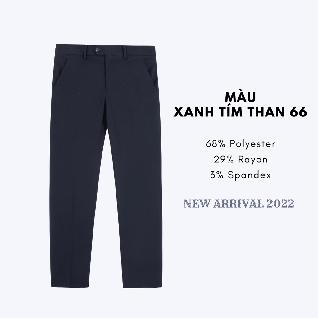 Quần âu nam Aristino phom Slim Fit ôm nhẹ, màu sắc trung tính dễ phối đồ - ATR04202