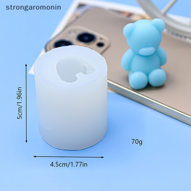 St khuôn silicone gấu nhỏ dễ thương khuôn nướng bánh mousse khuôn trang trí thạch cao khuôn bê tông cho s st