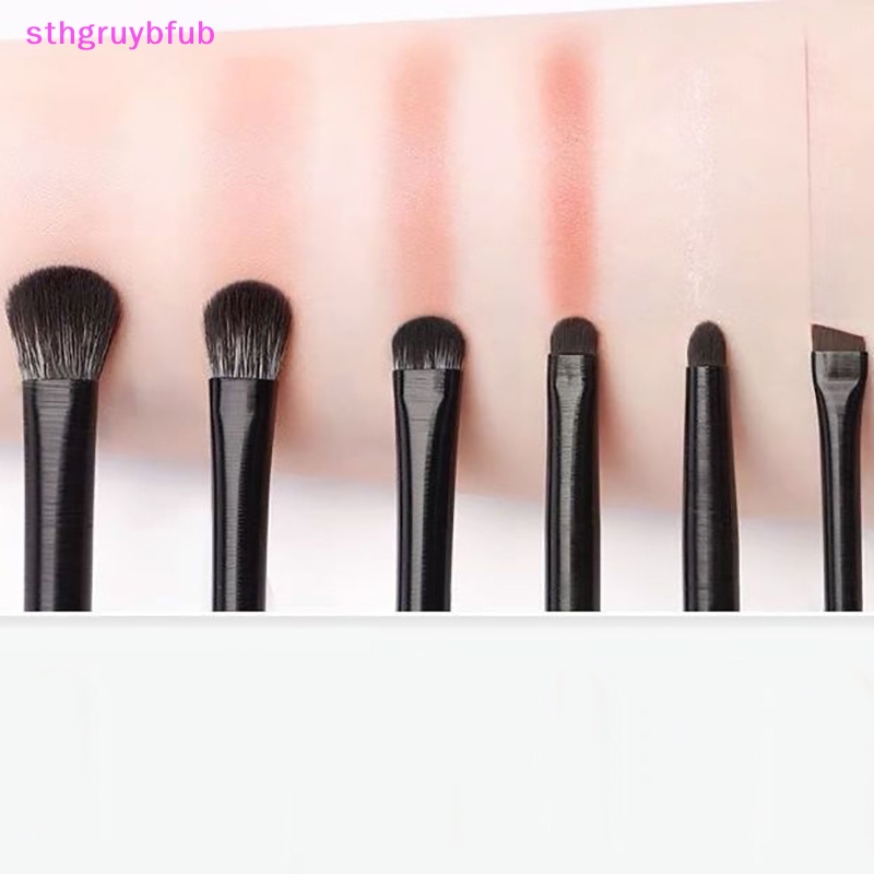 Sthb 6pcs eyes makeup brushes set professional soft contouring eyeshadow eyeliner eyebrow brush women facial beauty cosmetic tool vn