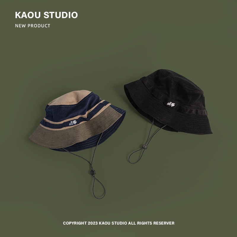 Mũ Bucket Nhung Màu Sắc Độc Đáo Phong Cách Nhật Bản Thời Trang Cho Nam Và Nữ