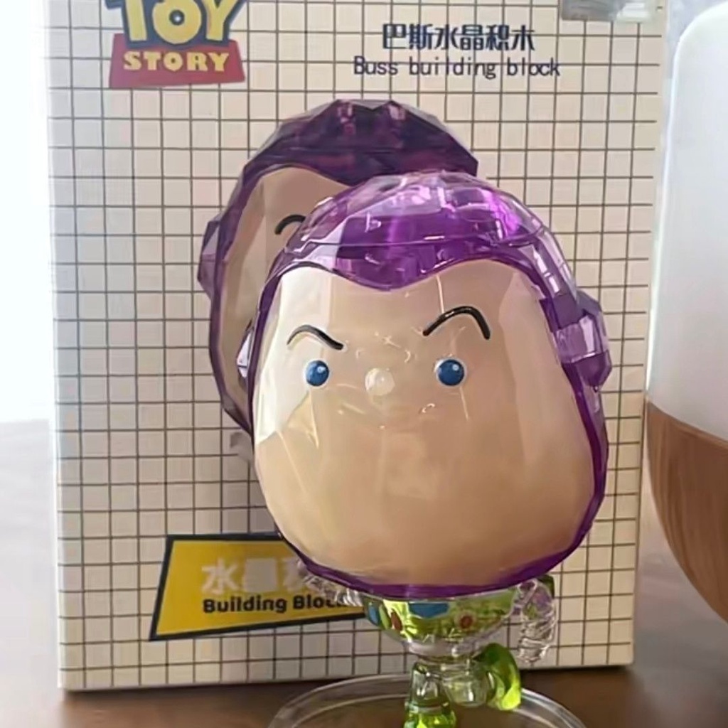 Đồ Chơi Khối Lắp Ráp Mô Hình Nhân Vật Disney Gấu Buzz Lightyear Ba Mắt Trong Phim Toy Story