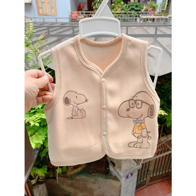 Áo Gile trần bông, nỉ nhung dày mềm mùa Đông cho bé sơ sinh