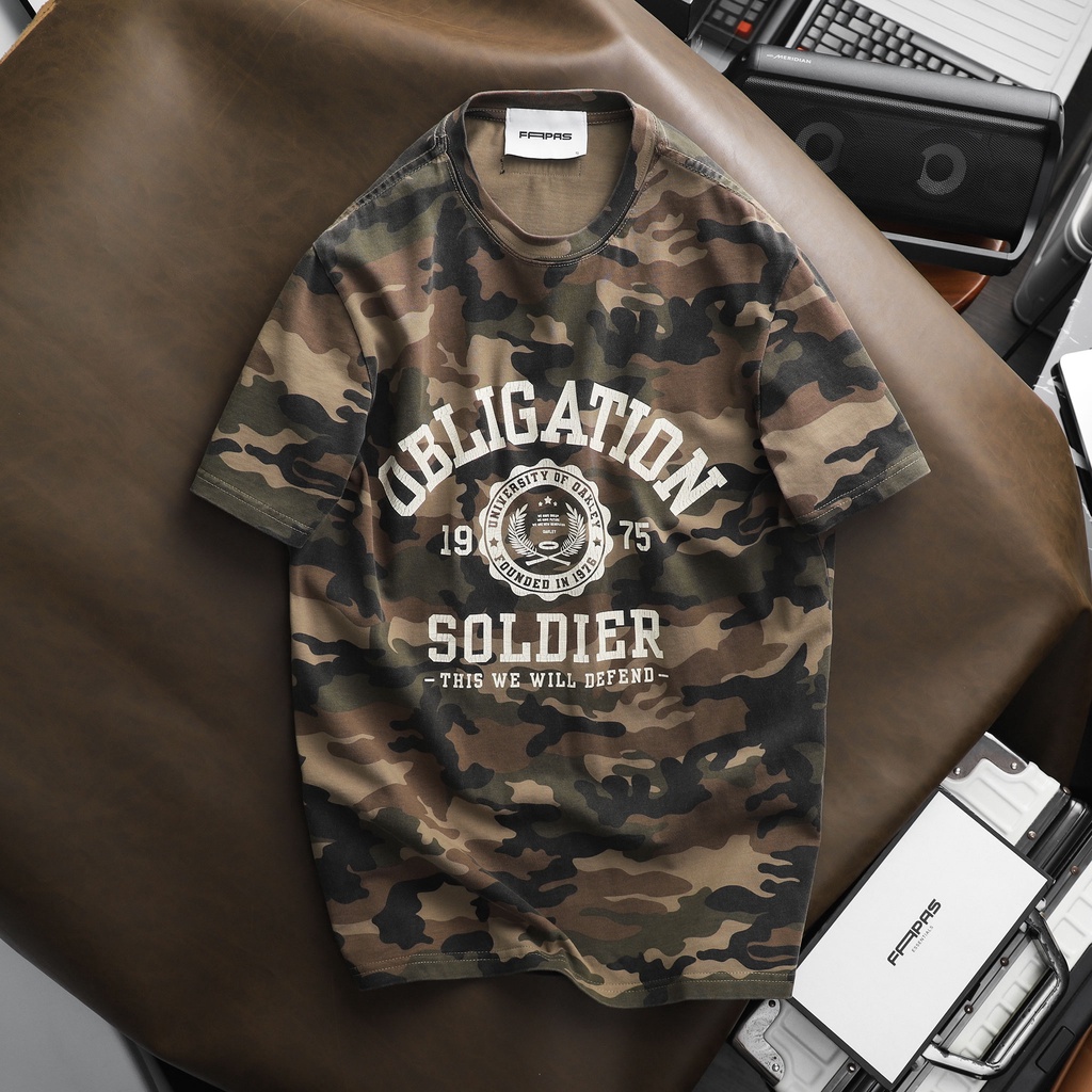 Áo Thun Nam Ngắn Chất Liệu Cotton Thoáng Mát Cameo FAPAS