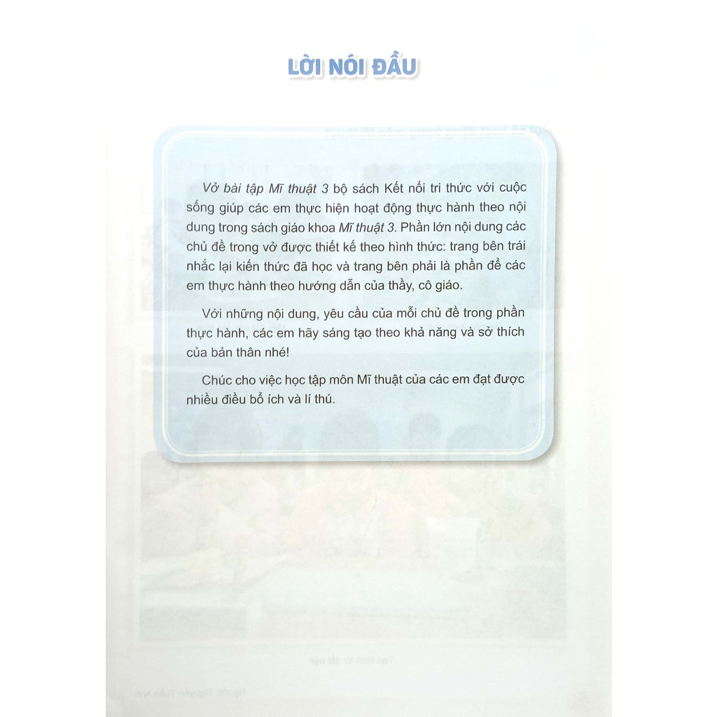 Sách Vở Bài Tập Mĩ Thuật 3