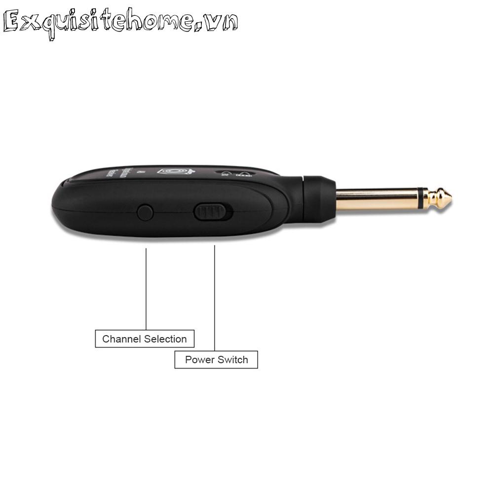 Hệ thống không dây a8 uhf bộ thu phát âm thanh nhận guitar điện