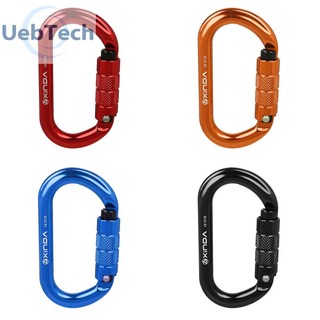 25kn o shape safety auto master lock carabiner khóa leo núi đá ngoài trời