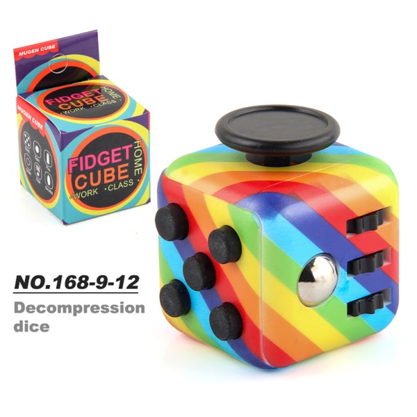 Lin decompression magic cube stress lo âu đồ chơi giảm lo âu nhiều màu đồ chơi hình khối thư giãn cho món quà sinh nhật